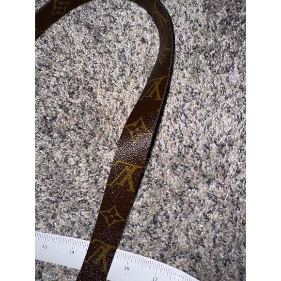 Handmade using authentic canvas brown and  Gold Monogram Lanyard​ - Picture 9 of 9